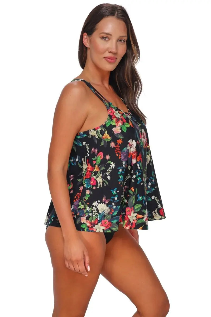 SUNSETS ESCAPE PRINTED SADIE TANKINI - tankini tops - SUNSETS