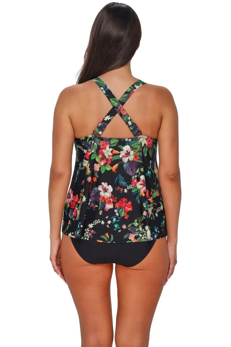 SUNSETS ESCAPE PRINTED SADIE TANKINI - tankini tops - SUNSETS