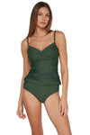 SUNSETS SIMONE TANKINI TOP IN SOLIDS - tankini tops - SUNSETS