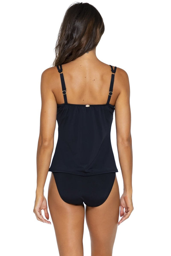 SUNSETS SOLID TAYLOR TANKINI TOP - tankini tops - SUNSETS