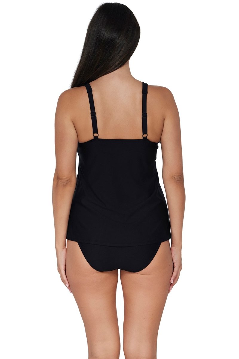 SUNSETS SOLIDS JENNA TANKINI TOP - tankini tops - SUNSETS