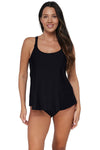 SUNSETS SOLIDS JENNA TANKINI TOP - tankini tops - SUNSETS