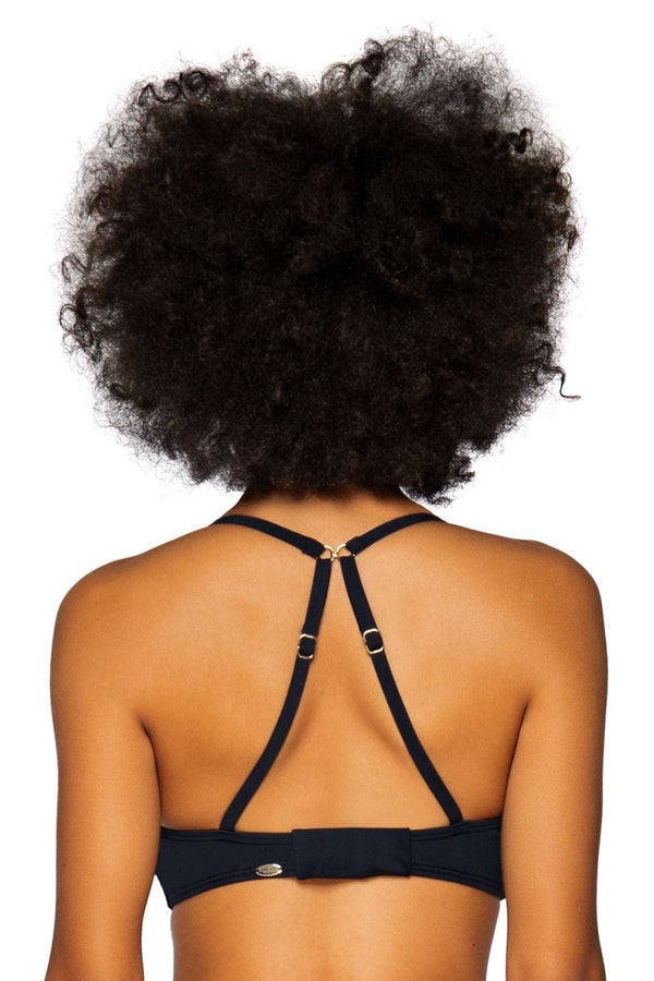 SUNSETS SOLIDS KAUAI KEYHOLE BIKINI TOP - LADIES SWIM - SUNSETS