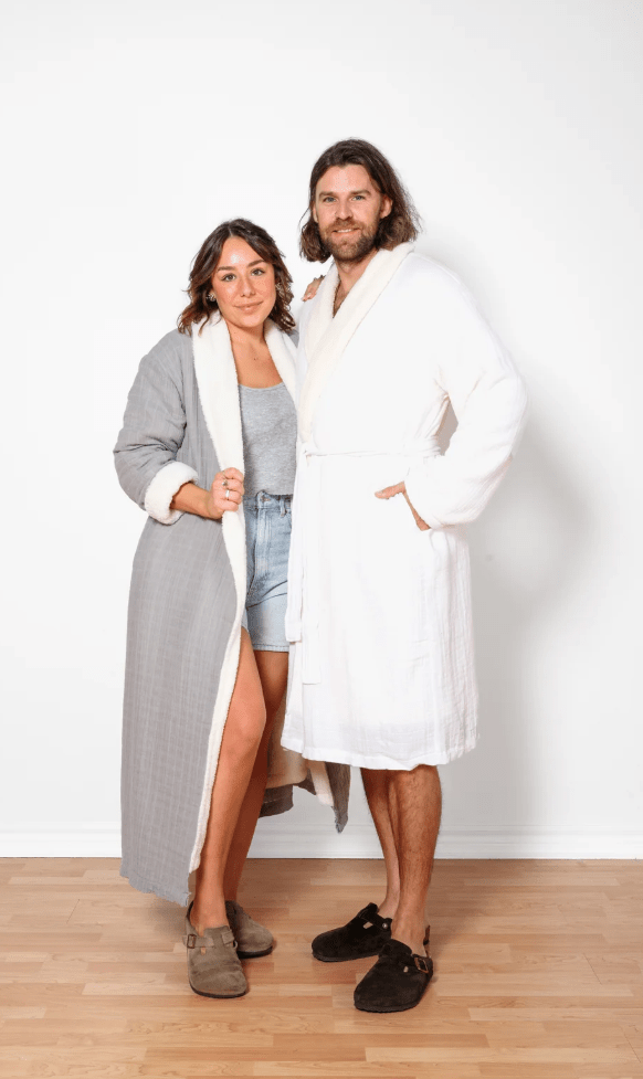 TOFINO TOWEL THE BOREAL FLEECE-LINED ROBE - coverups - TOFINO TOWEL