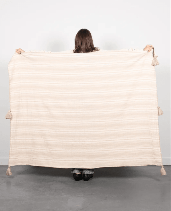 TOFINO TOWEL THE RIGGS FLEECE LINED THROW - ACCESSORIES - TOFINO TOWEL