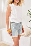 TRIBAL PADDED SHOULDER MUSCLE TEE - tops - TRIBAL