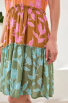 TRIBAL SS TIERED DRESS WITH LINING - dresses - TRIBAL