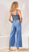 TRIBAL TENCEL DENIM JUMPSUIT - rompers - TRIBAL