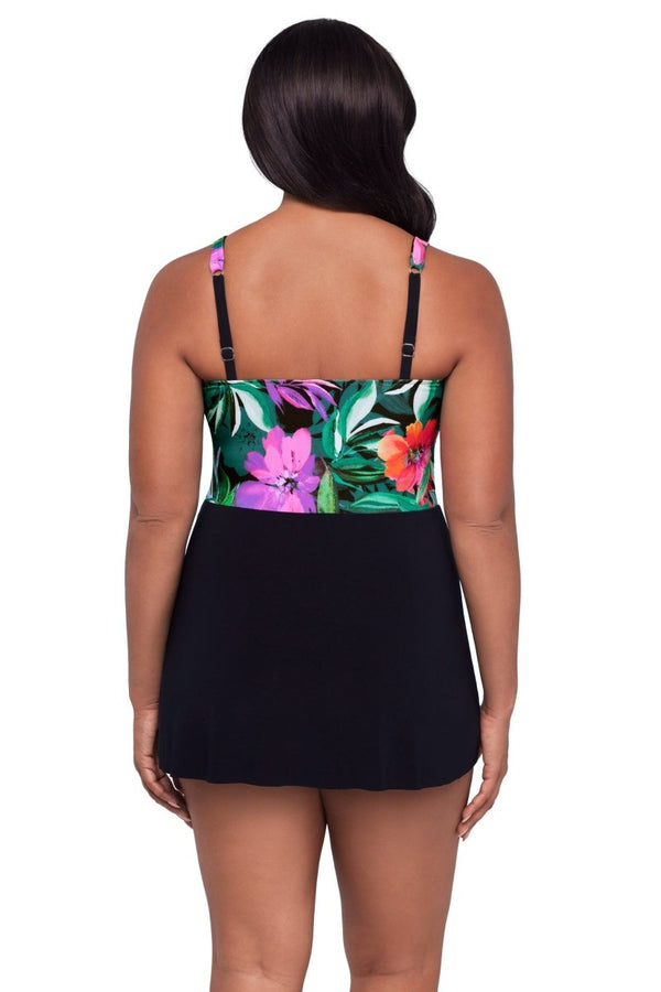 TRIMSHAPER LUSH PARADISE LAURA SWIMDRESS - one piece - TRIMSHAPER