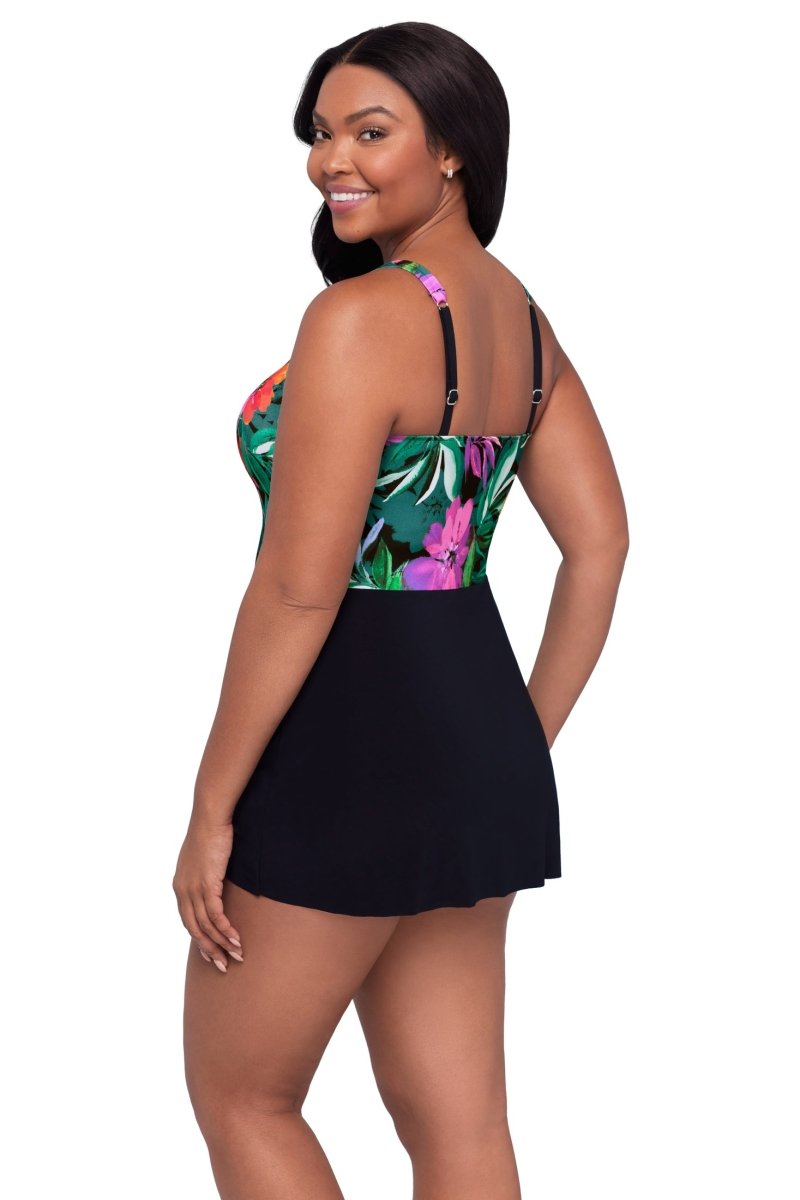 TRIMSHAPER LUSH PARADISE LAURA SWIMDRESS - one piece - TRIMSHAPER