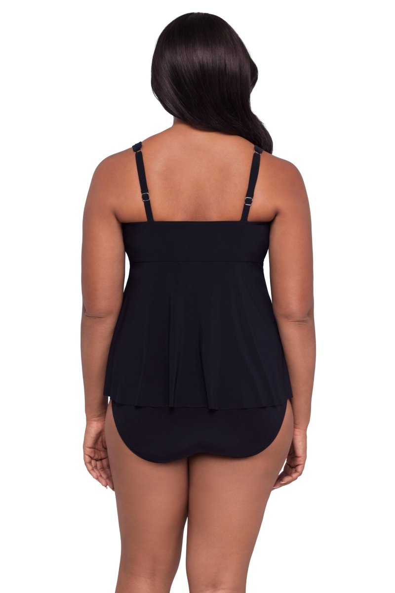 TRIMSHAPER MADDIE SQUARE NECK TANKINI TOP - tankini tops - TRIMSHAPER