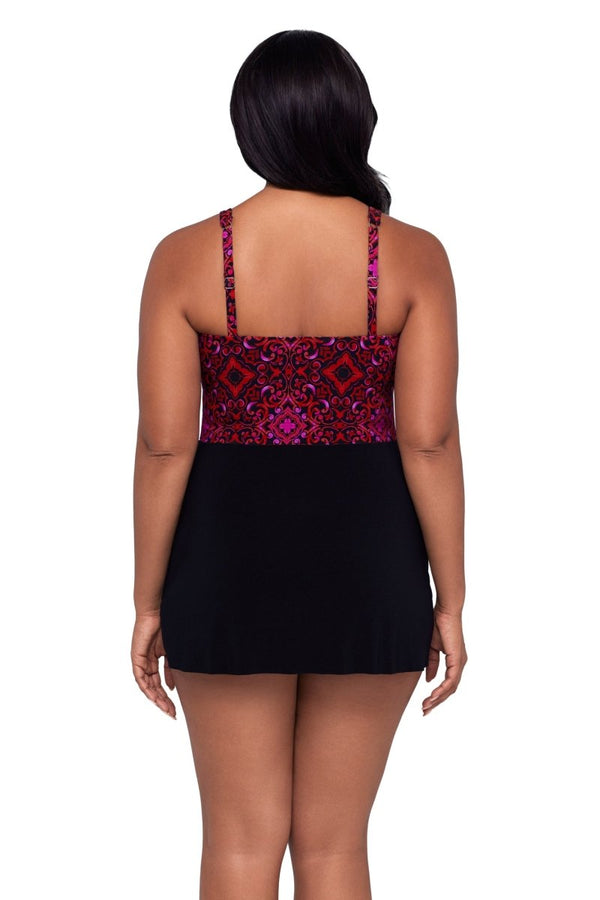 TRIMSHAPER RAZZULEJOS LAURA SWIMDRESS - one piece - TRIMSHAPER