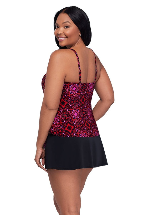 TRIMSHAPER RAZZULEJOS RONNIE TANKINI TOP - tankini tops - TRIMSHAPER