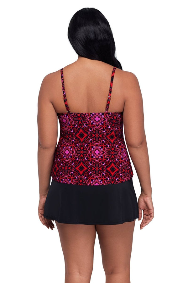 TRIMSHAPER RAZZULEJOS RONNIE TANKINI TOP - tankini tops - TRIMSHAPER