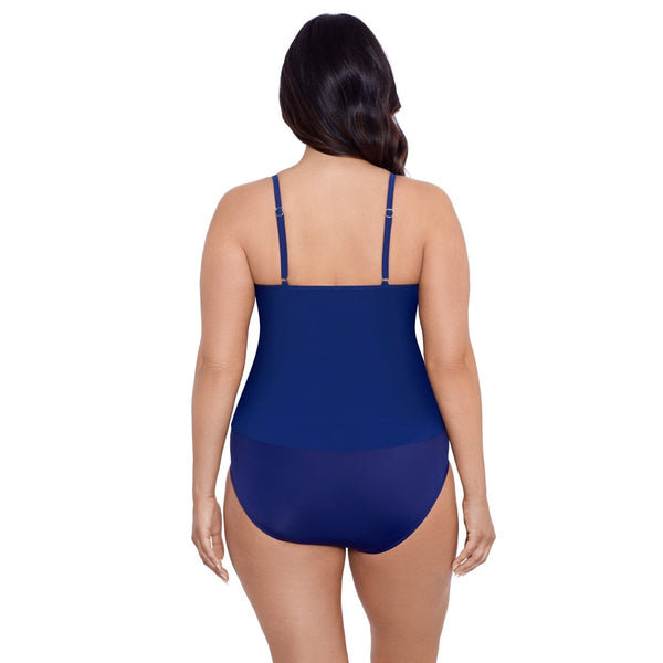 TRIMSHAPER RONNIE TANKINI TOP - INK - tankini tops - TRIMSHAPER