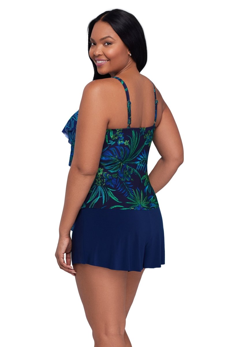 TRIMSHAPER TROPICAL TESS LENA TANKINI - tankini tops - TRIMSHAPER