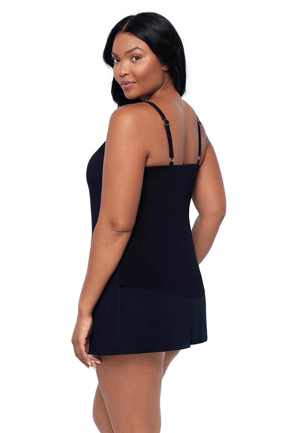 TRIMSHAPER WHIMSICAL VINES TANKINI TOP