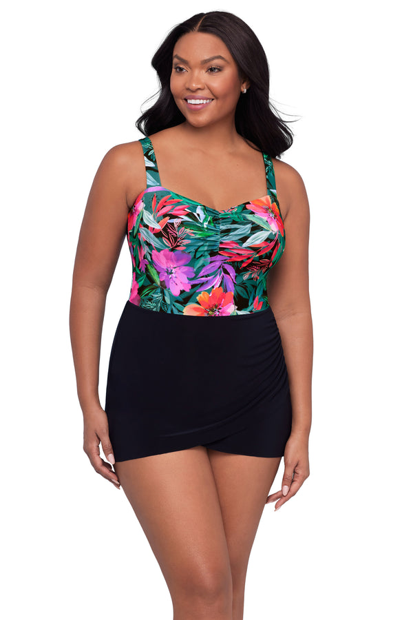 TRIMSHAPER LUSH PARADISE LAURA SWIMDRESS