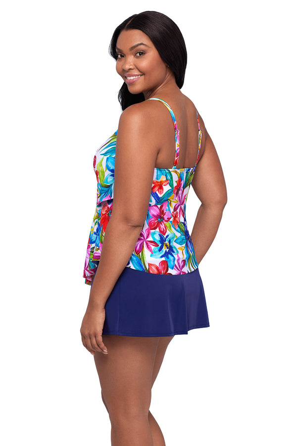 TRIMSHAPER TROPICAL TREASURE RONNIE TANKINI TOP