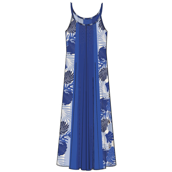 TRIBAL XIX PLACEMENT PRINT FLOWY MAXI DRESS TRIBAL