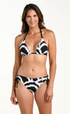 LA BLANCA WOVEN SHADOWS HALTER BIKINI TOP LA BLANCA