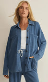 Z SUPPLY ALL DAY KNIT DENIM JACKET - tops - Z SUPPLY