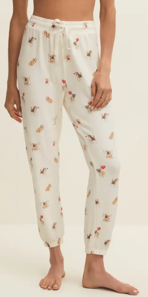 Z SUPPLY LOUNGE OVERNIGHT LOVE PUP JOGGER - bottoms - Z SUPPLY