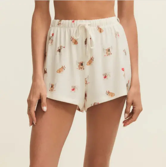 Z SUPPLY LOUNGE SPORTY LOVE PUP SHORT - bottoms - Z SUPPLY