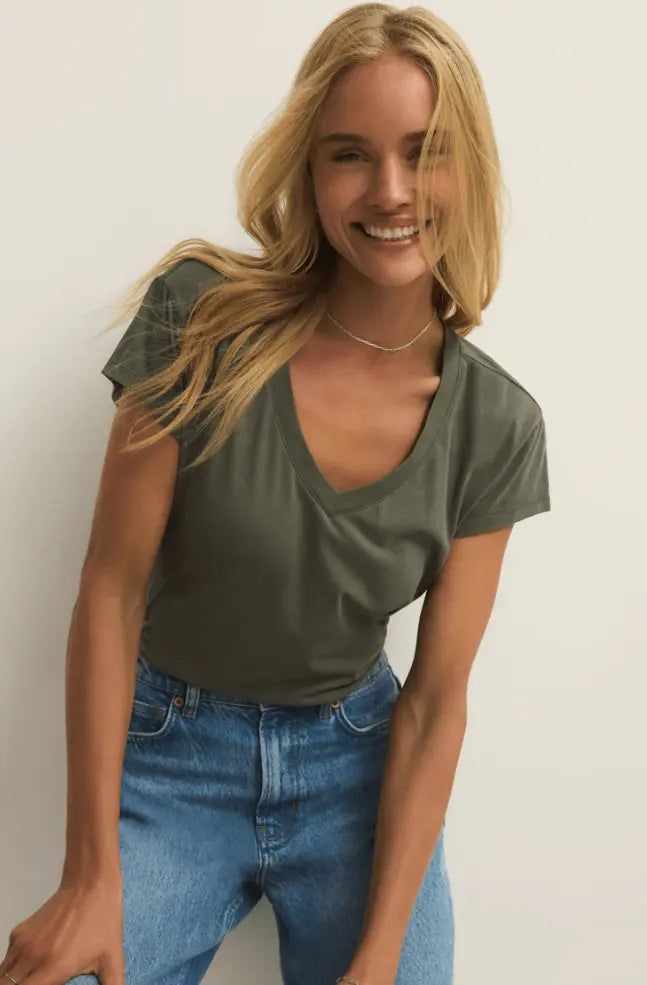 Z SUPPLY MODERN V - NECK TSHIRT - tops - Z SUPPLY