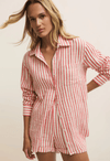 Z SUPPLY SATURDAYS STRIPE COTTON LOUNGE SHIRT - Loungewear - Z SUPPLY