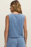 Z SUPPLY SLOANE V NECK DENIM TANK - tops - Z SUPPLY