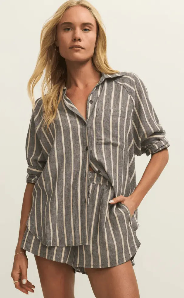 Z SUPPLY THE PERFECT LINE LINEN/RAYON SHIRT - tops - Z SUPPLY