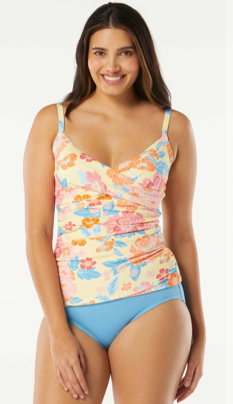 BEACH HOUSE CHRISTA WRAP TANKINI TOP - Swimwear - BEACH HOUSE