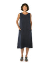 CUT LOOSE SEAMED EASY DRESS - SOLID LINEN - LADIES CLOTHING - CUT LOOSE