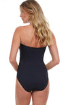 GOTTEX ONYX ONE PCE BANDEAU WITH MESH INSERTS - one piece - GOTTEX