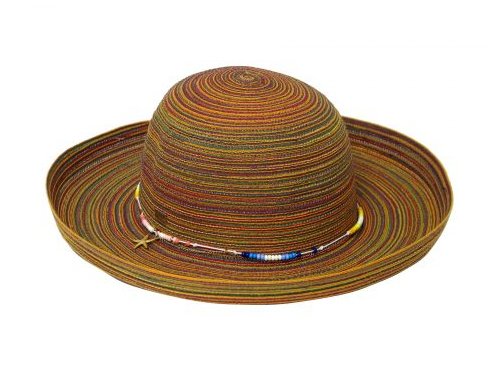 HBY UPTURN BRIM SUN HAT POLY BRAID - Hats - HBY MIAMI