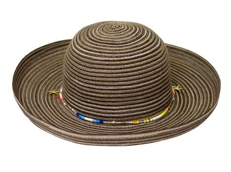 HBY UPTURN BRIM SUN HAT POLY BRAID - Hats - HBY MIAMI