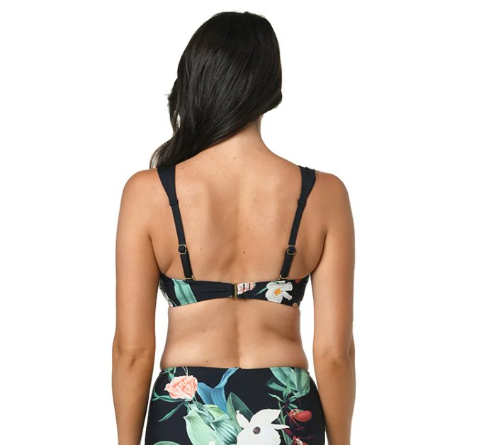 JANTZEN BOTANICAL BEAUTY ADLEY BANDEAU BRA TOP - Swimwear - JANTZEN SWIMWEAR