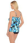 PENBROOKE SUMMER BLUE MASTECTOMY TANKINI TOP - Swimwear - PENBROOKE