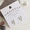 PIKA & BEAR 'IKE' DOUBLE V CHEVRON EARRINGS - jewellery - PIKA & BEAR