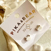 PIKA & BEAR 'MEW' PORCELAIN CAT FACE STUD EARRINGS - jewellery - PIKA & BEAR
