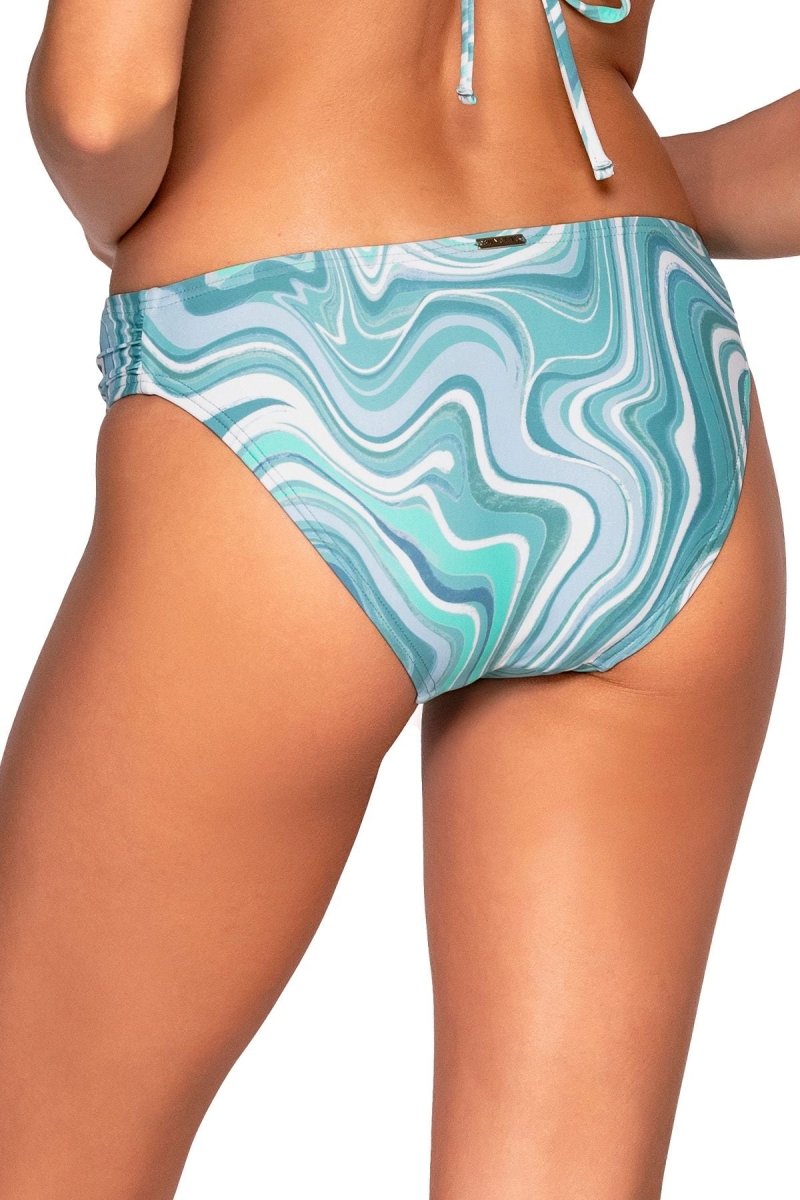 SUNSETS AUDRA TAB HIPSTER WITH RICK RACK - Swimwear - SUNSETS