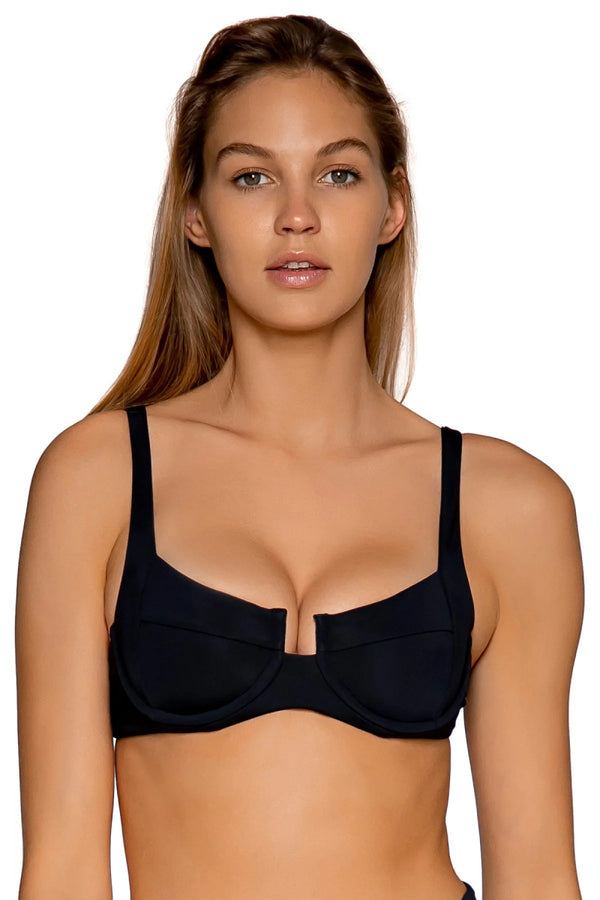 SUNSETS JULIETTE UNDERWIRE BRA TOP - Swimwear - SUNSETS