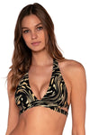 SUNSETS PRINTED CASEY HALTER TOP - Swimwear - SUNSETS