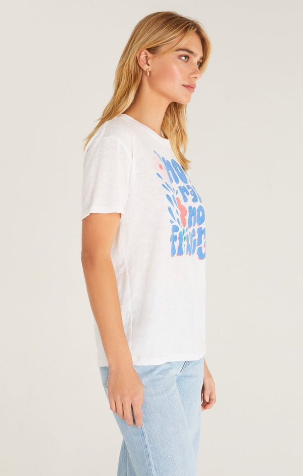 Z SUPPLY BOYFRIEND FLOWERS TEE - LADIES CLOTHING - Z SUPPLY