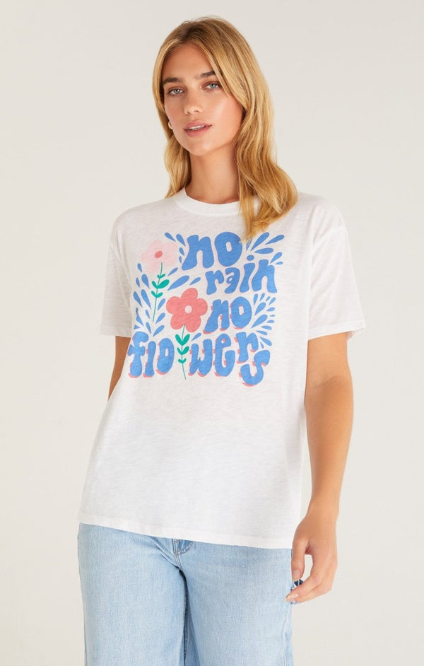 Z SUPPLY BOYFRIEND FLOWERS TEE - LADIES CLOTHING - Z SUPPLY