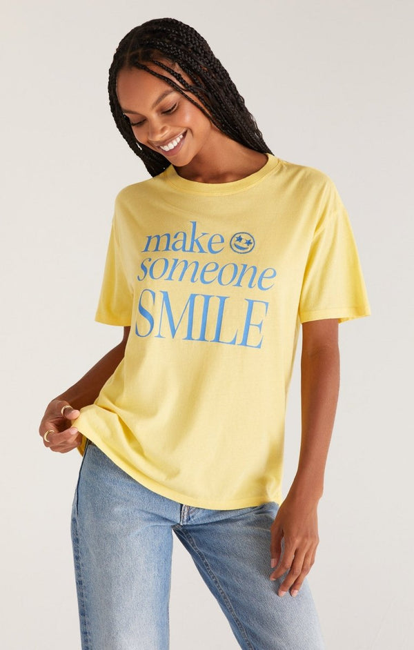 Z SUPPLY BOYFRIEND SMILE TEE - LADIES CLOTHING - Z SUPPLY