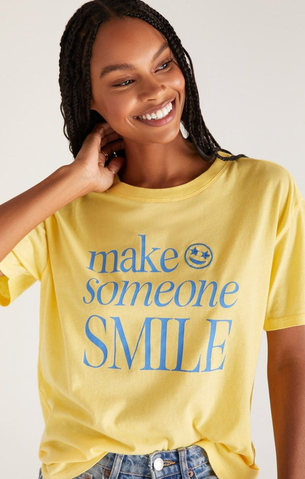 Z SUPPLY BOYFRIEND SMILE TEE - LADIES CLOTHING - Z SUPPLY